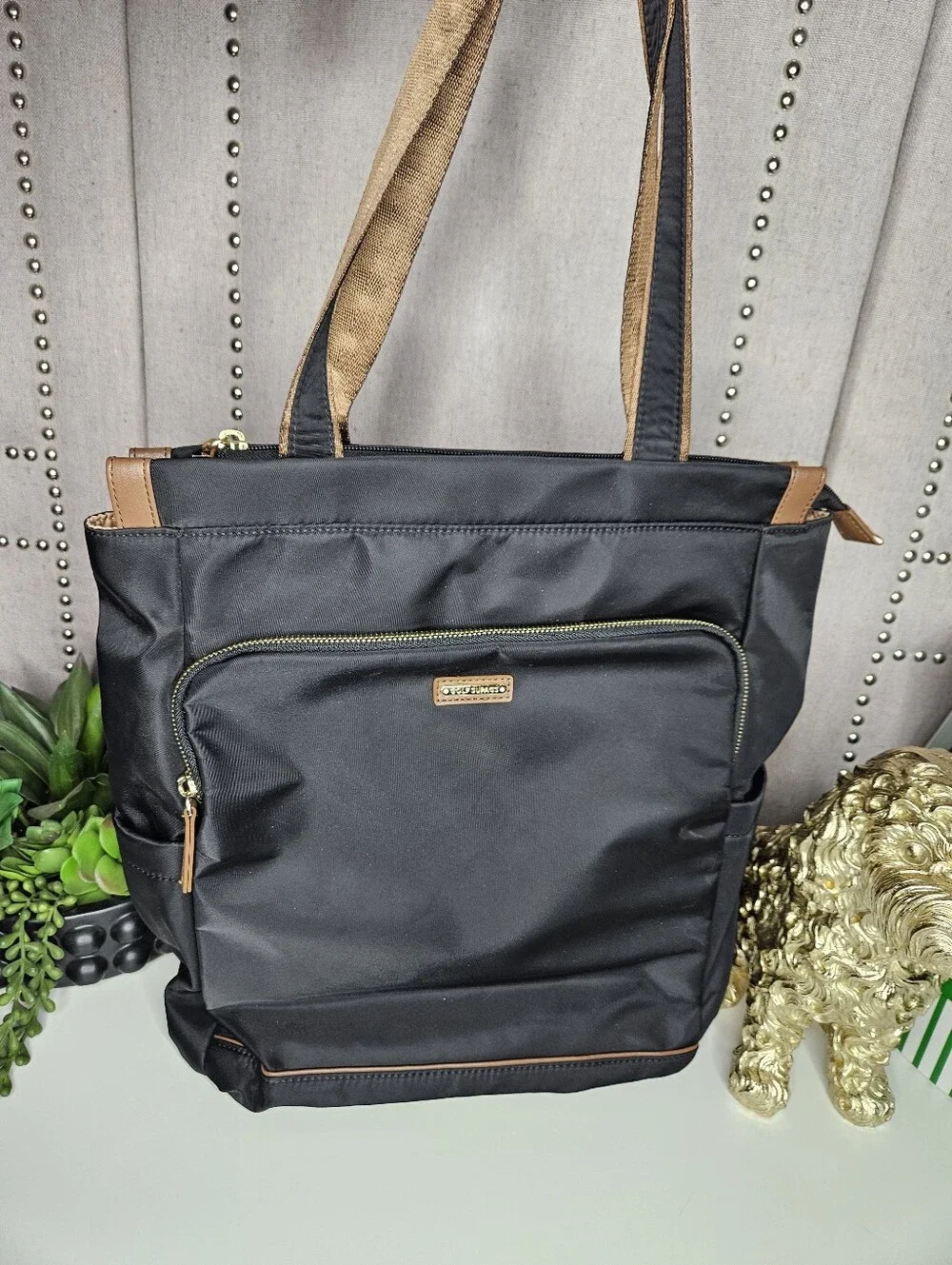 Golf Supags Convertible Shoulder/Backpack Brown Black
